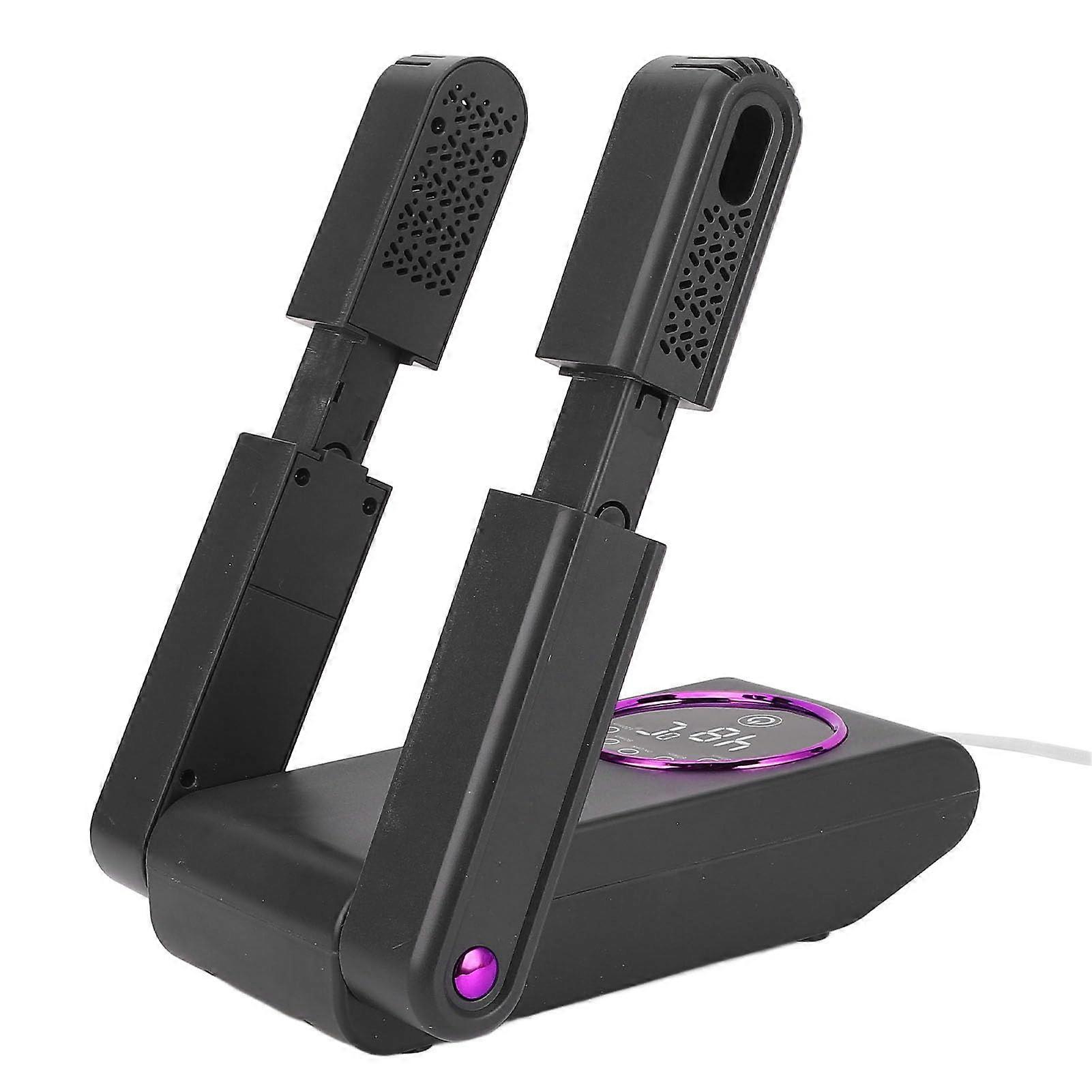 Electric Shoe and Boot Dryer with Folding Rack, Adjustable Heat Timer for Sneakers and Winter Boots (US Plug 110V)