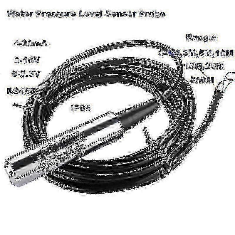 0-10V hydrostatic level sensor for 0-15M water pressure measurement