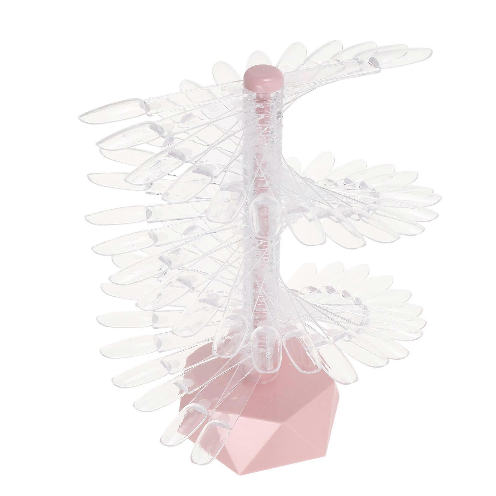 Nail Color Chart Display Stand for Nail Practice Display Rack 60 Colors