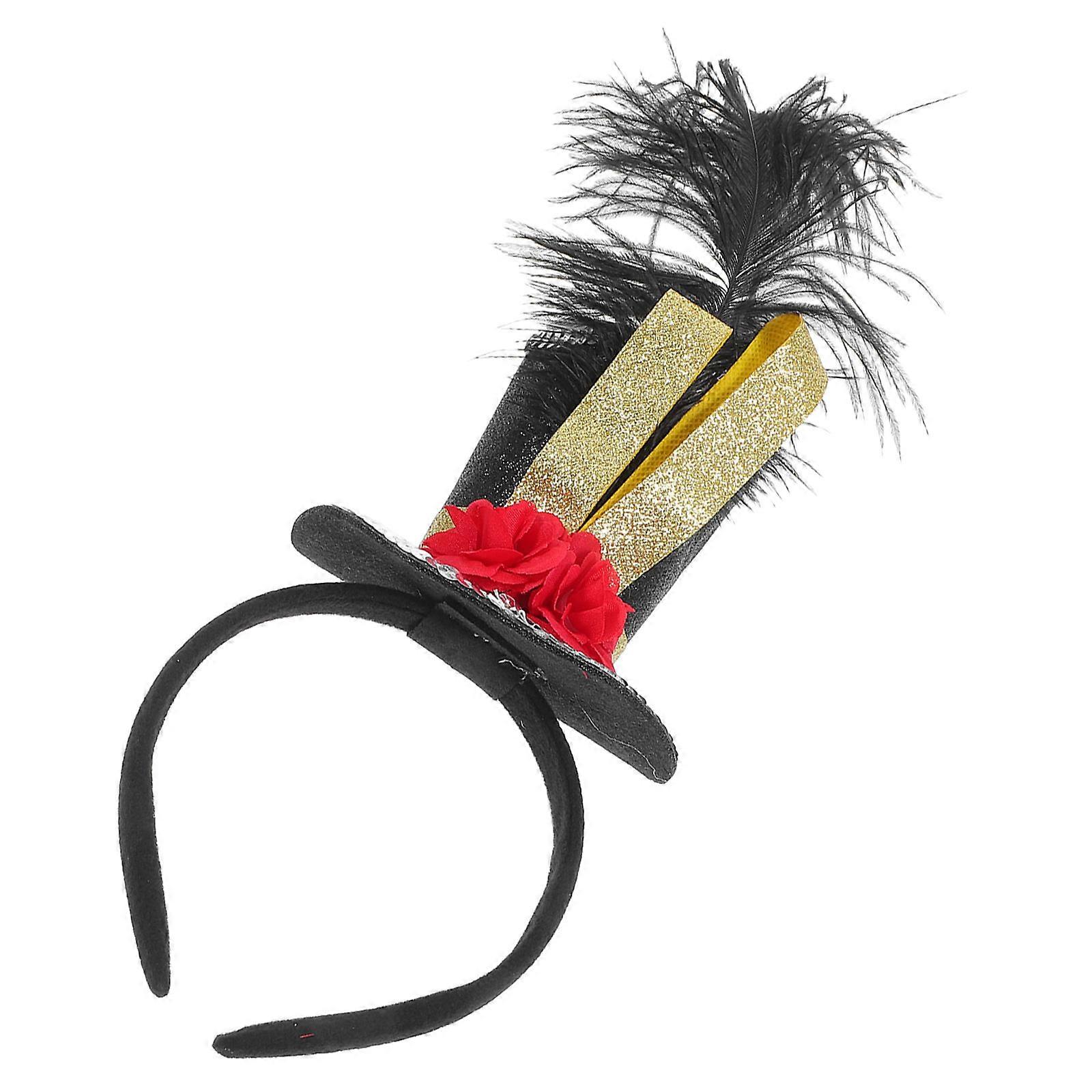 Mini Top Hat Headband for Birthday Party Decorations