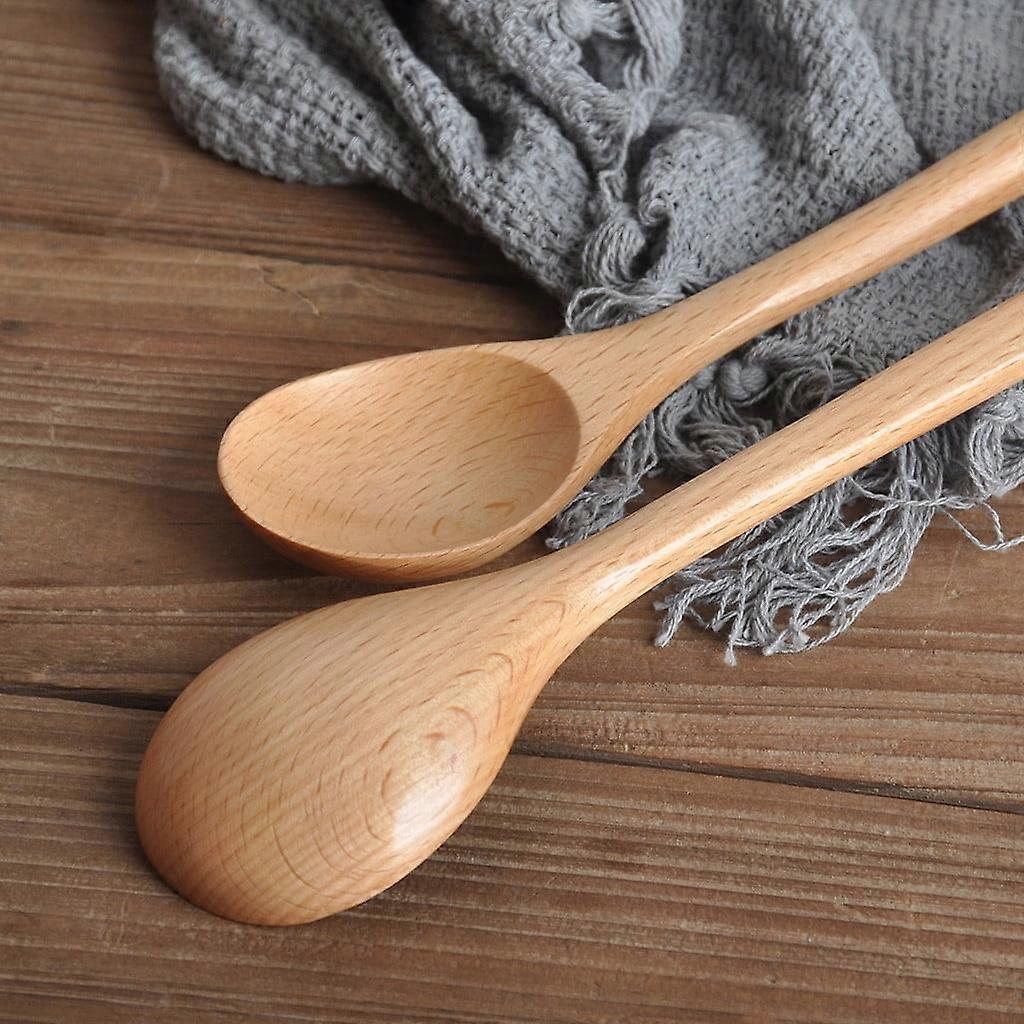 Wooden Stirring Spoon For Beech Fruit Enzyme Bucket Kitchenware Extended Spoon