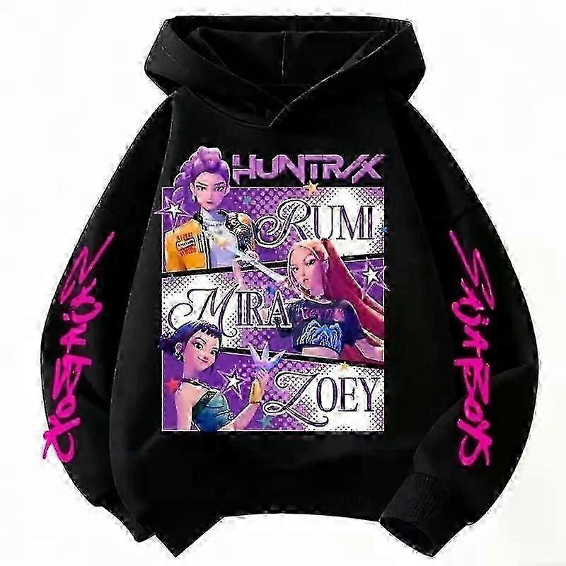 Sudadera con capucha K-Pop Demon Hunters Huntrix para niños