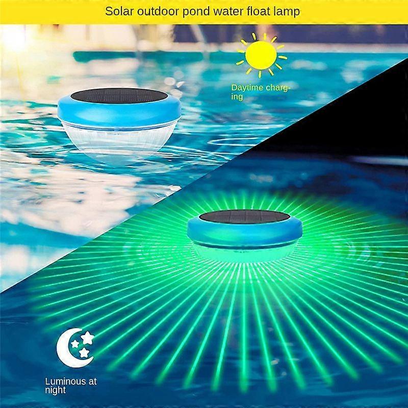Solar Floating Pool LED Lights,RGB Color Changing Pool Lights