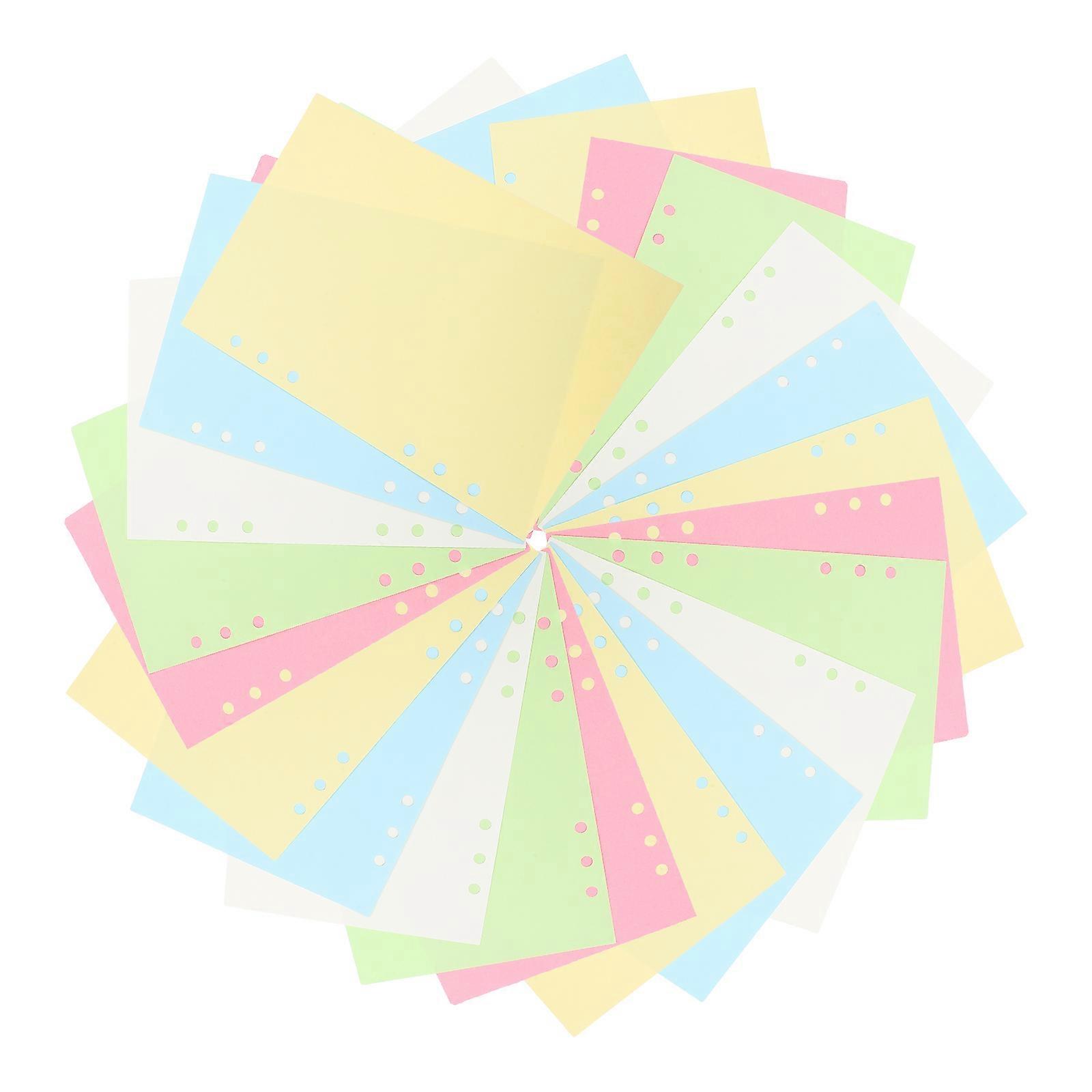 Planner Inserts Notebook Refill Paper Binder Refills for Study 50 Sheets