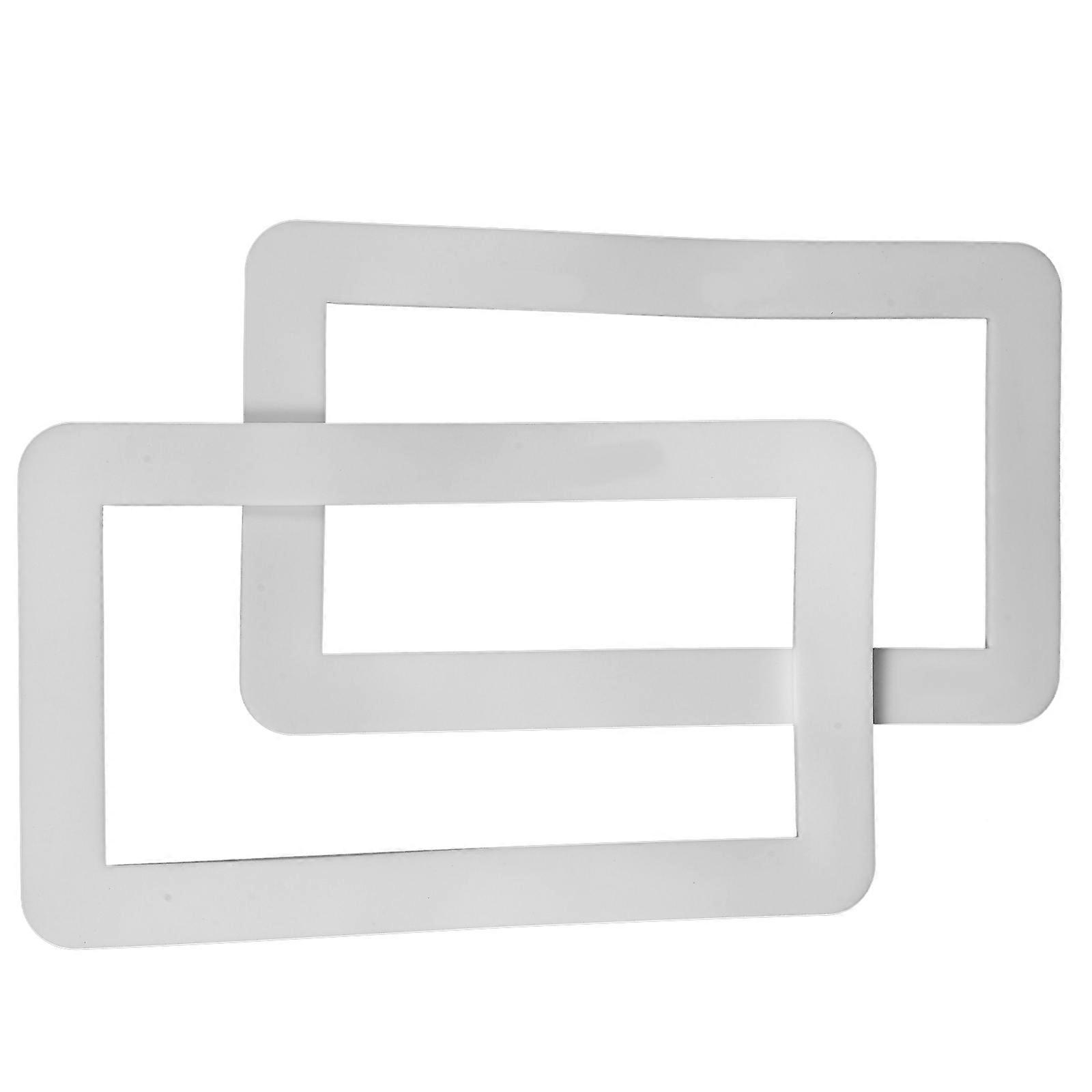 Switch Plate Cover White Silicone for Decoration 2Pcs Switch Protectors