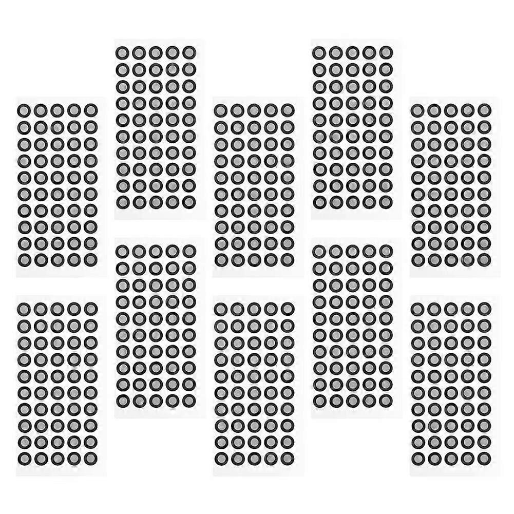 10 Sheets Scanner Reflective Film 6mm 3d Scanning Marker Marking Points Dots Reflection Markers the Pet Marker Dots