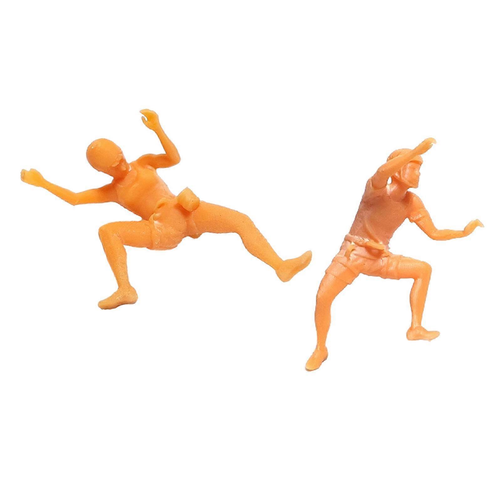 1:64 Rock Climbing Figure Resin Miniature DIY Scene Tiny(Styles C+Styles )