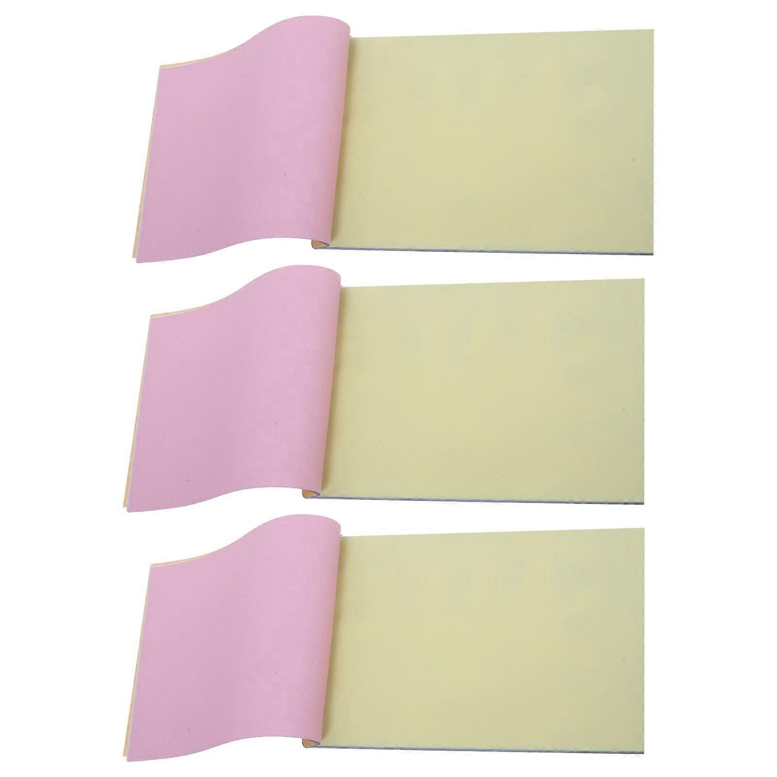 Multi-Part Carbonless Notepad for Writing Use 3 Books Receipt Book