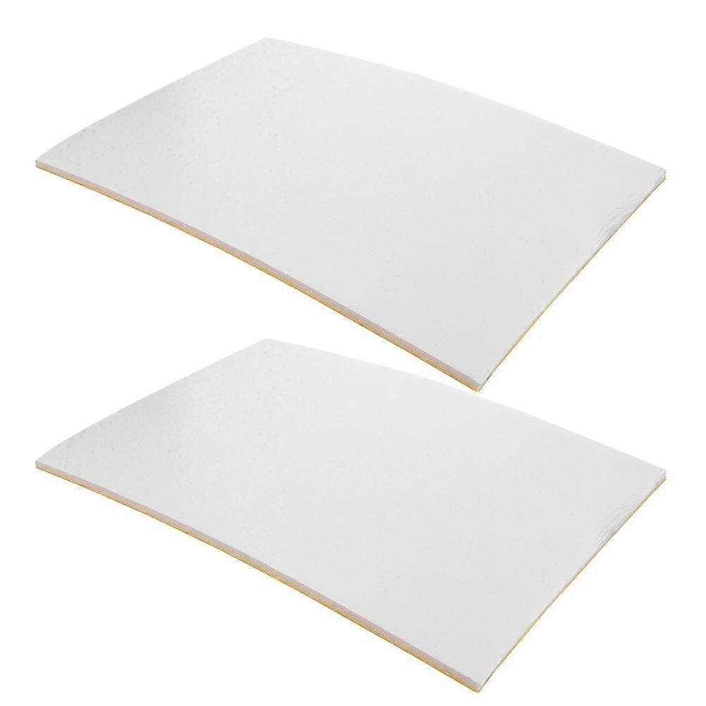 Foam Board Modeling Material Self-Adhesive for DIY 2Pcs White Sheets