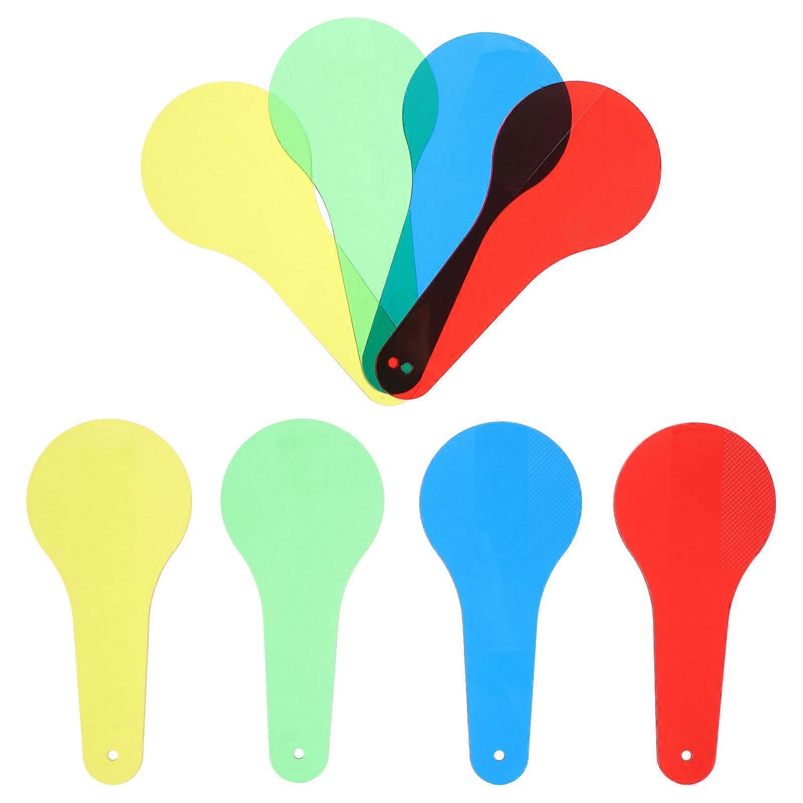 Tri Primary Translucent Color Filter Boards for Science Experiment 8Pcs