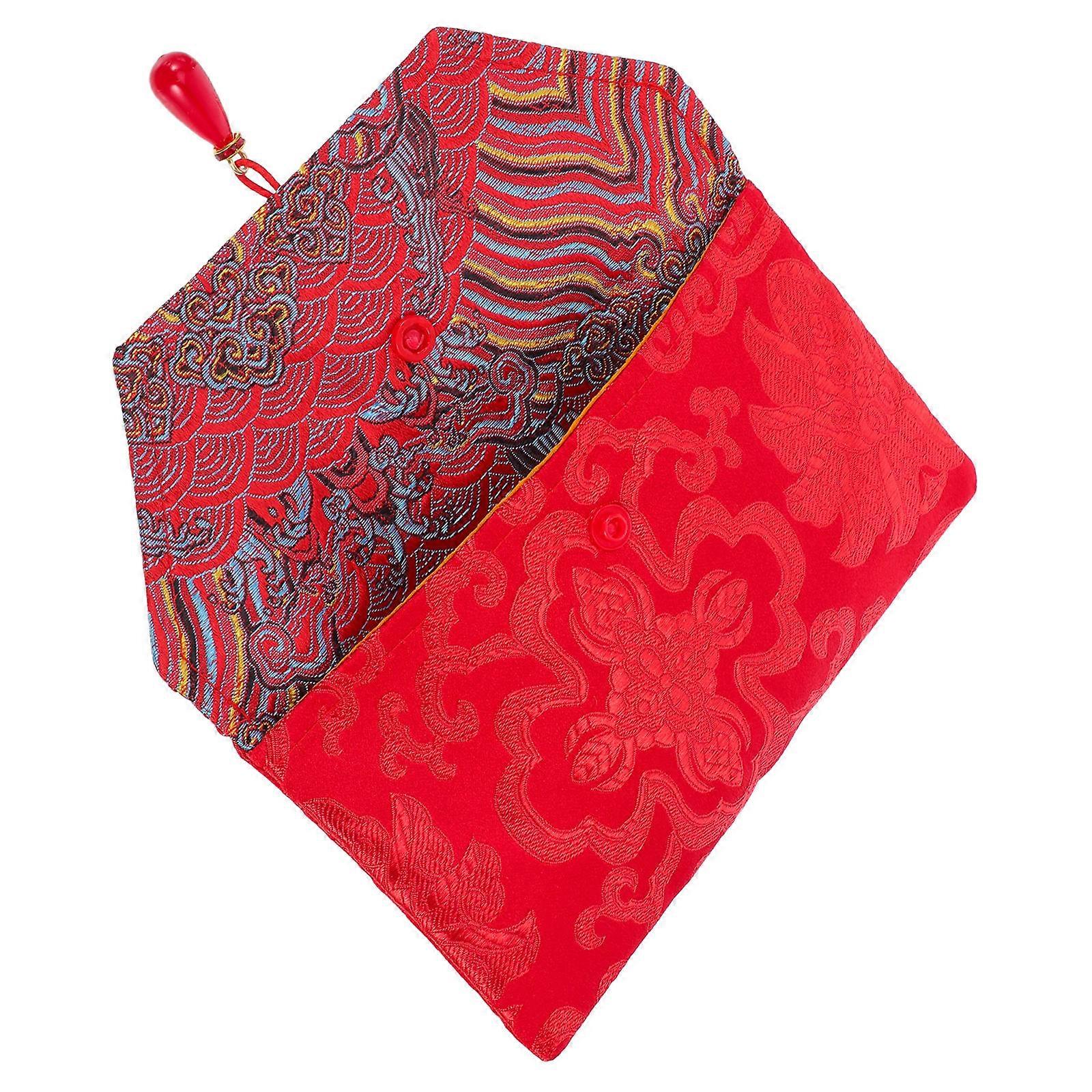 Wedding Envelopes Red Brocade Red Envelopes for Lunar New Year