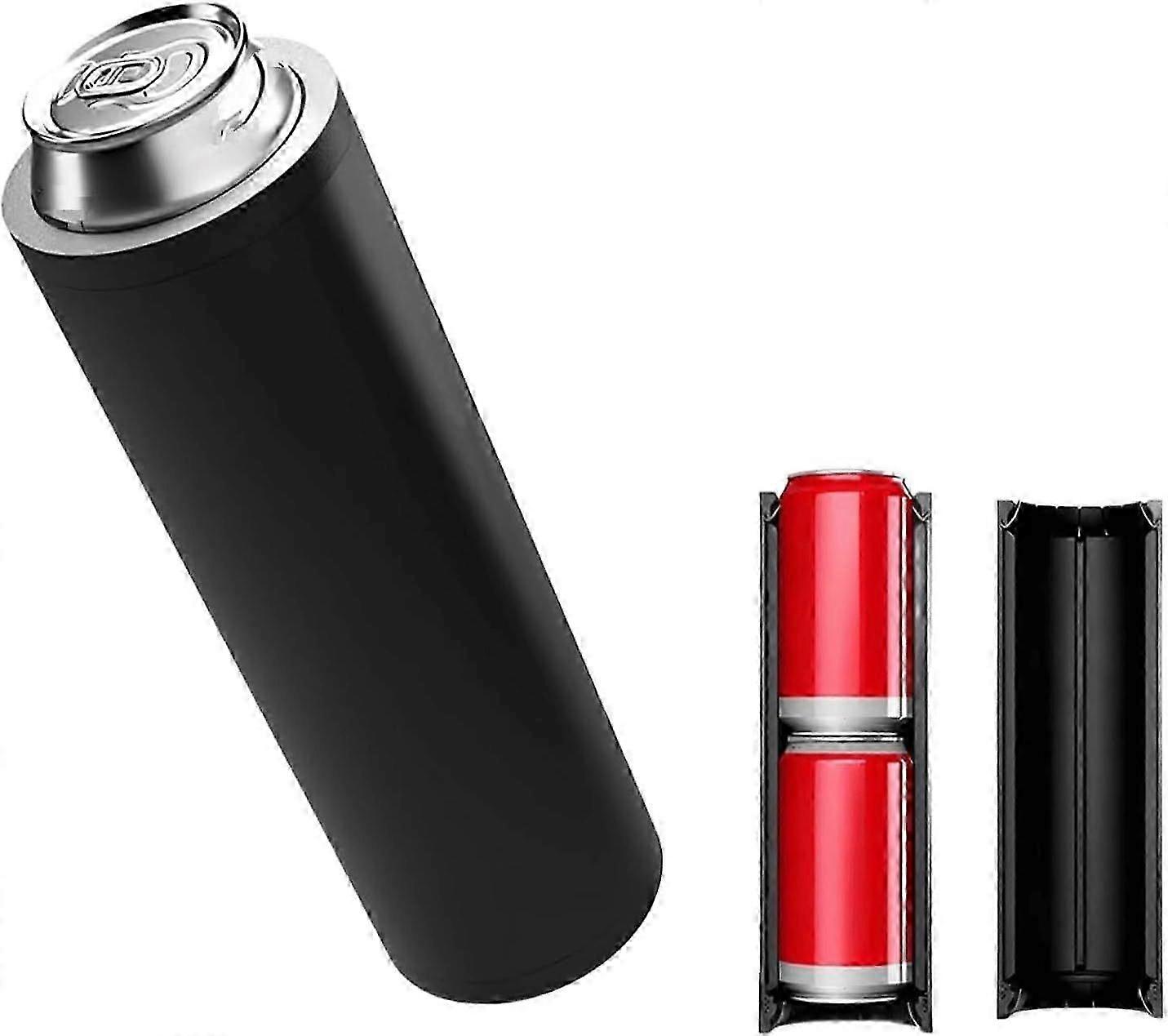 Double Tactical Reload Can Holder-Ultra Chill System, 3D Printed Two 12oz Tactical Insulation Sleeve, Dual Twist-top Design Can Cooler, Beverage Holde