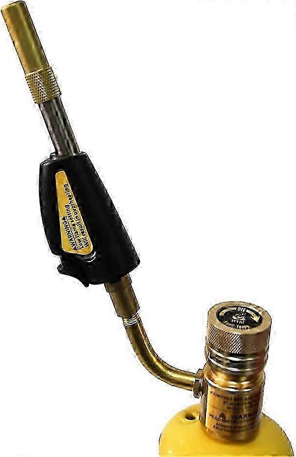 Gas Self Ignition Turbo Torch Regulator with Brazing Soldering Welding Plumbing Gun