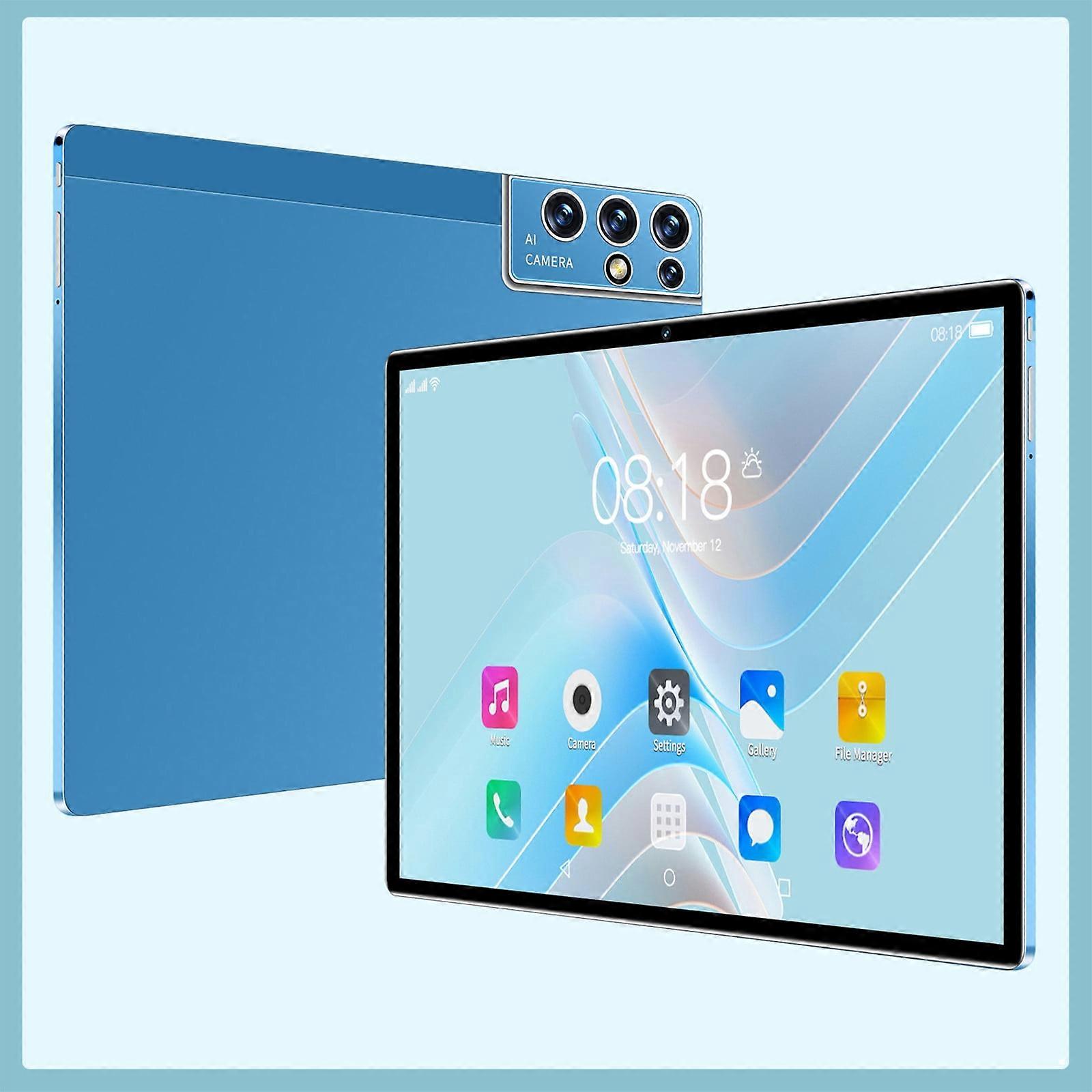 openpig 10.1" Tablet 2+16GB, HD Display, Android, Dual SIM, 2.4G/5G WiFi, 256GB Expandable, Learning, Gaming, Office Use