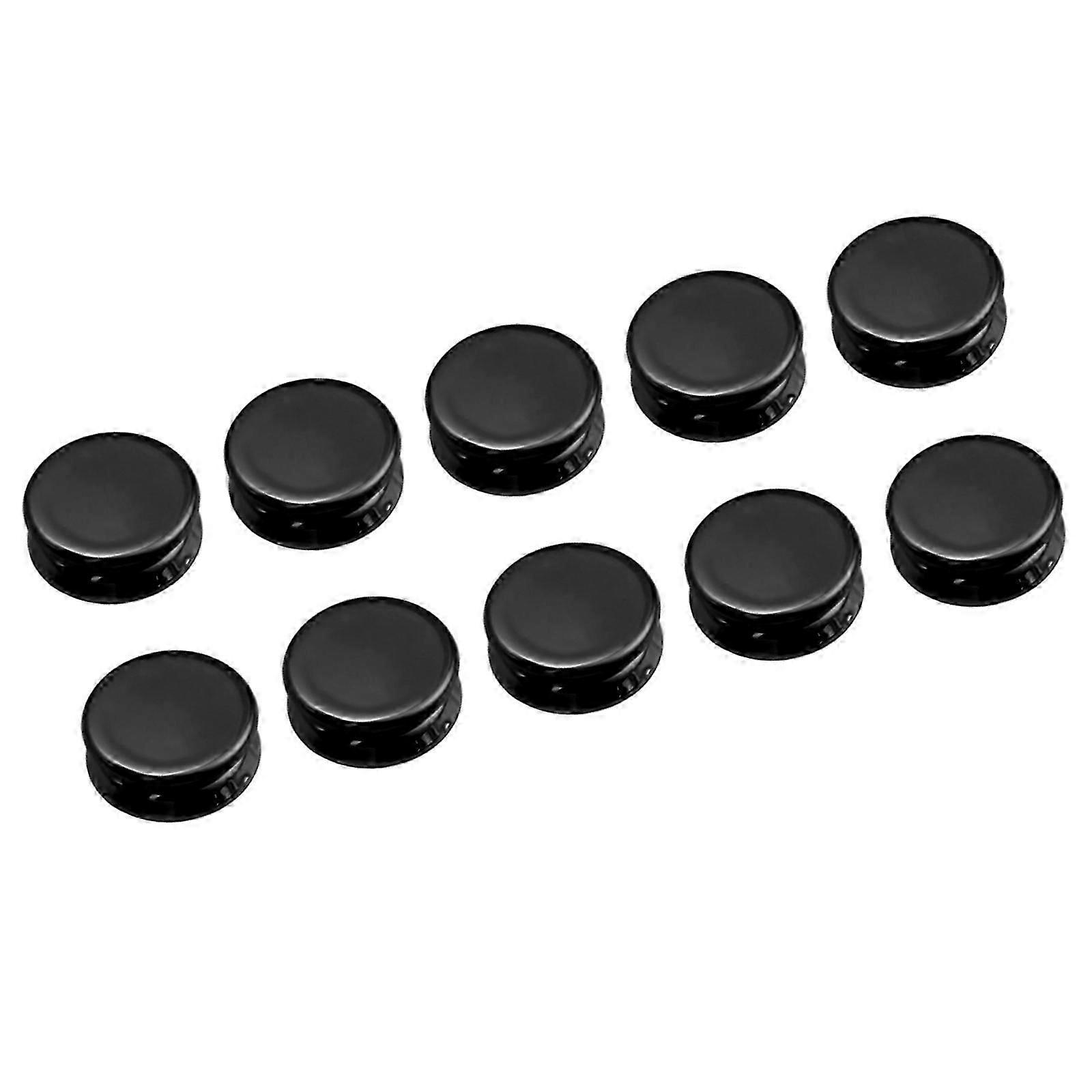 10Pcs Magnetic Curtain Clips, White, Light-Blocking, Double-Sided Suction