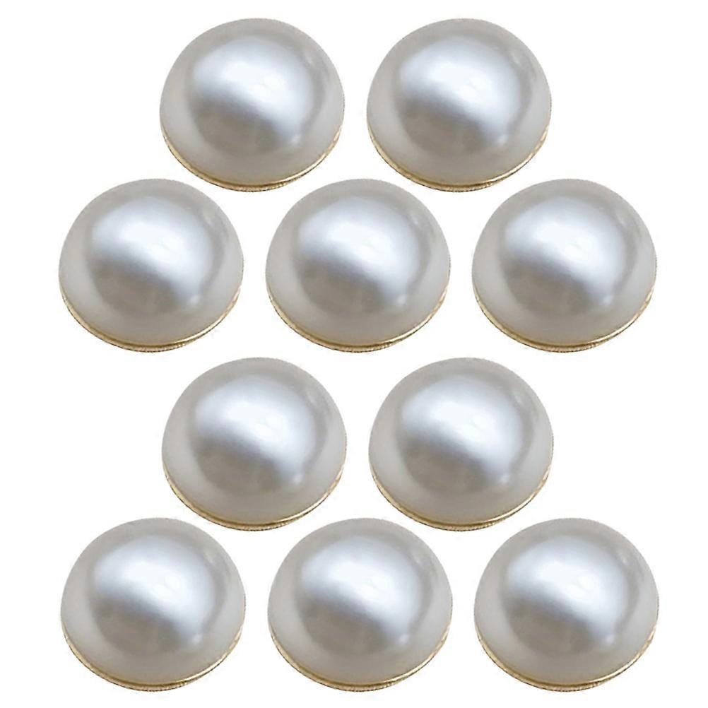 Double Sided Artificial Pearl Veil Weights for Decor Magnetic 10Pcs Pack