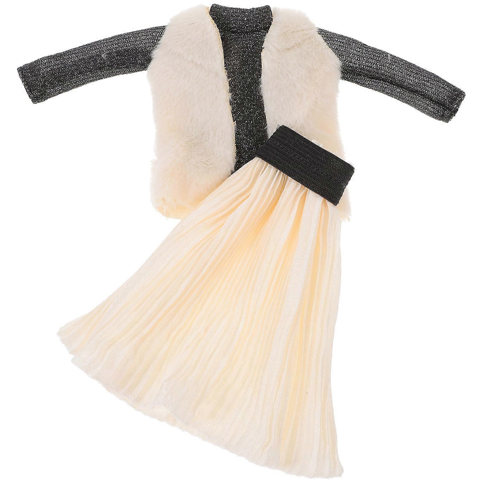 Doll Costume Set for Decor Featuring Delicate Combo Clothes 1Set