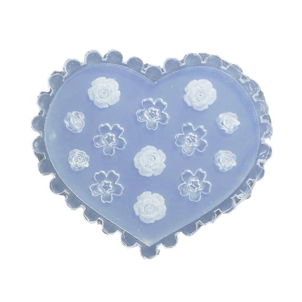 Nail Art Silicone Molds Stamping Kit for Precision Pattern Creation and EasyRelease Designs