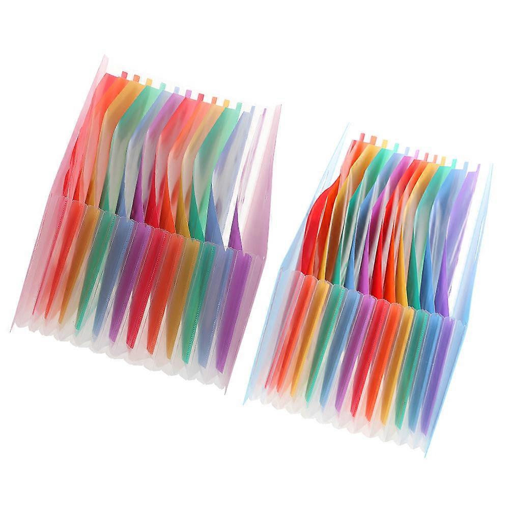 Accordion Folder for Documents Plastic Organizer 6Pcs with Material