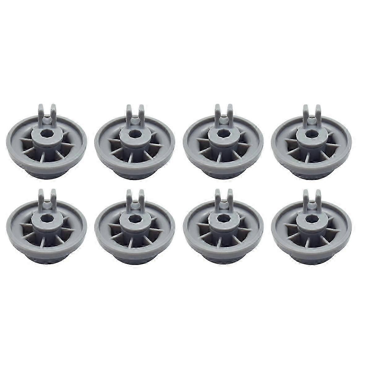 Suitable For Dishwasher, 8Pcs Bottom Rack Wheels Replacement Parts