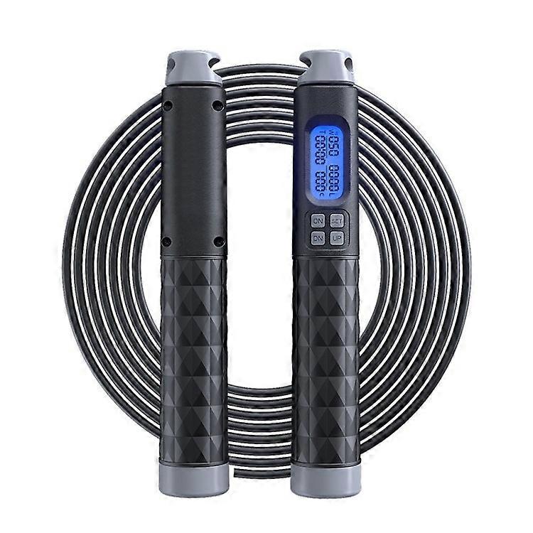 S09 Adjustable Skipping Rope with Digital Calorie and Loop Counter Jump Rope