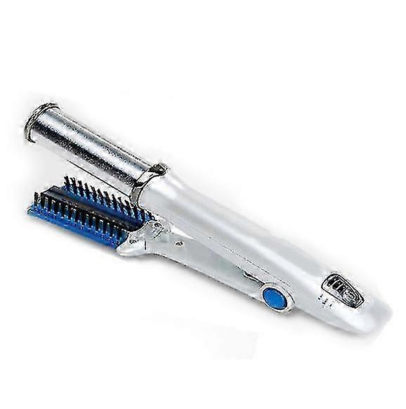 2-in-1 Straightener, Fast Heating, 360 Rotation (Silver)