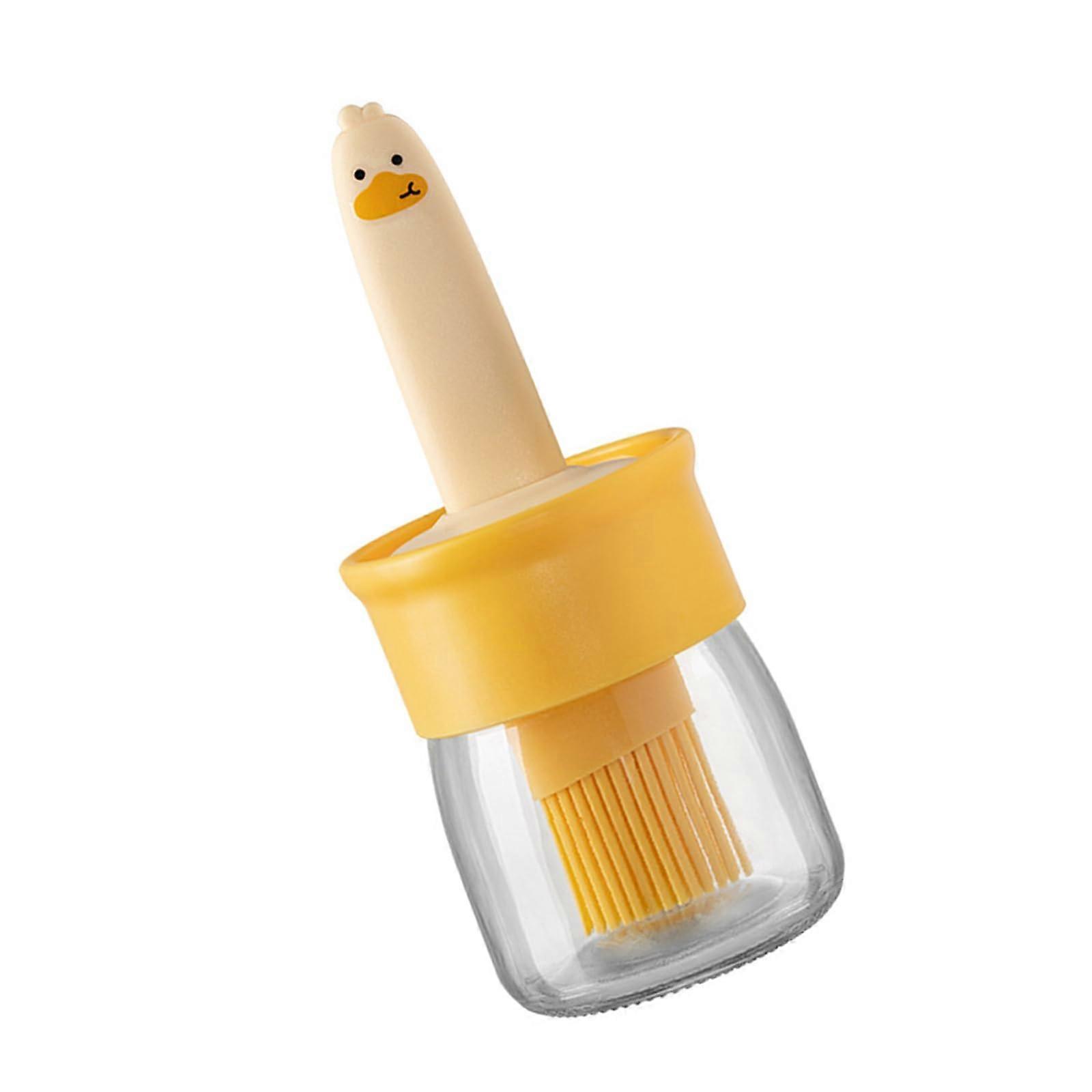 Silicone Basting Brush Heat Resistant for Baking Grilling Cake Decorating with Soft Flexible Bristles