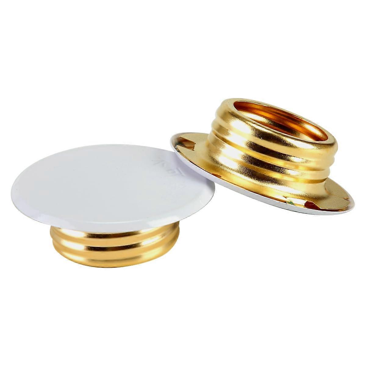 Fire Sprinkler Cover Copper Escutcheon Cap, 2PCS Corrosion Resistant TwistOn Protector