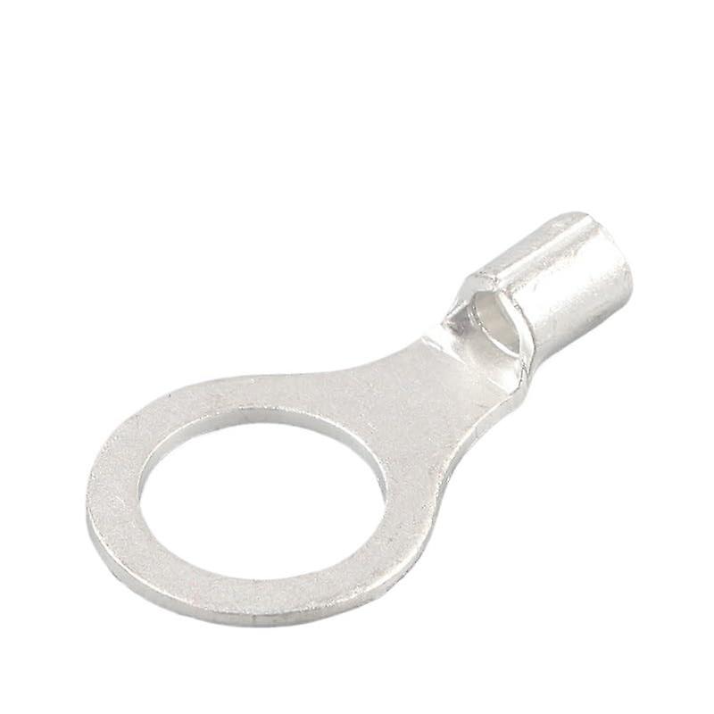 100 PCS NonInsulated Copper Ring Terminals RNB 1.258 Wire Connectors Easy Crimp Installation