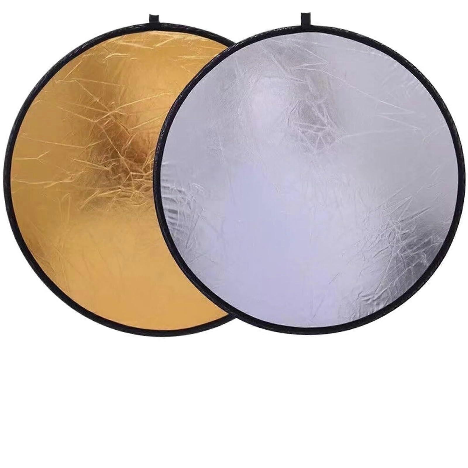 Photography Reflector Light Diffuser 30cm Round MultiDisc Foldable for Outdoor Photo Studio with Bag