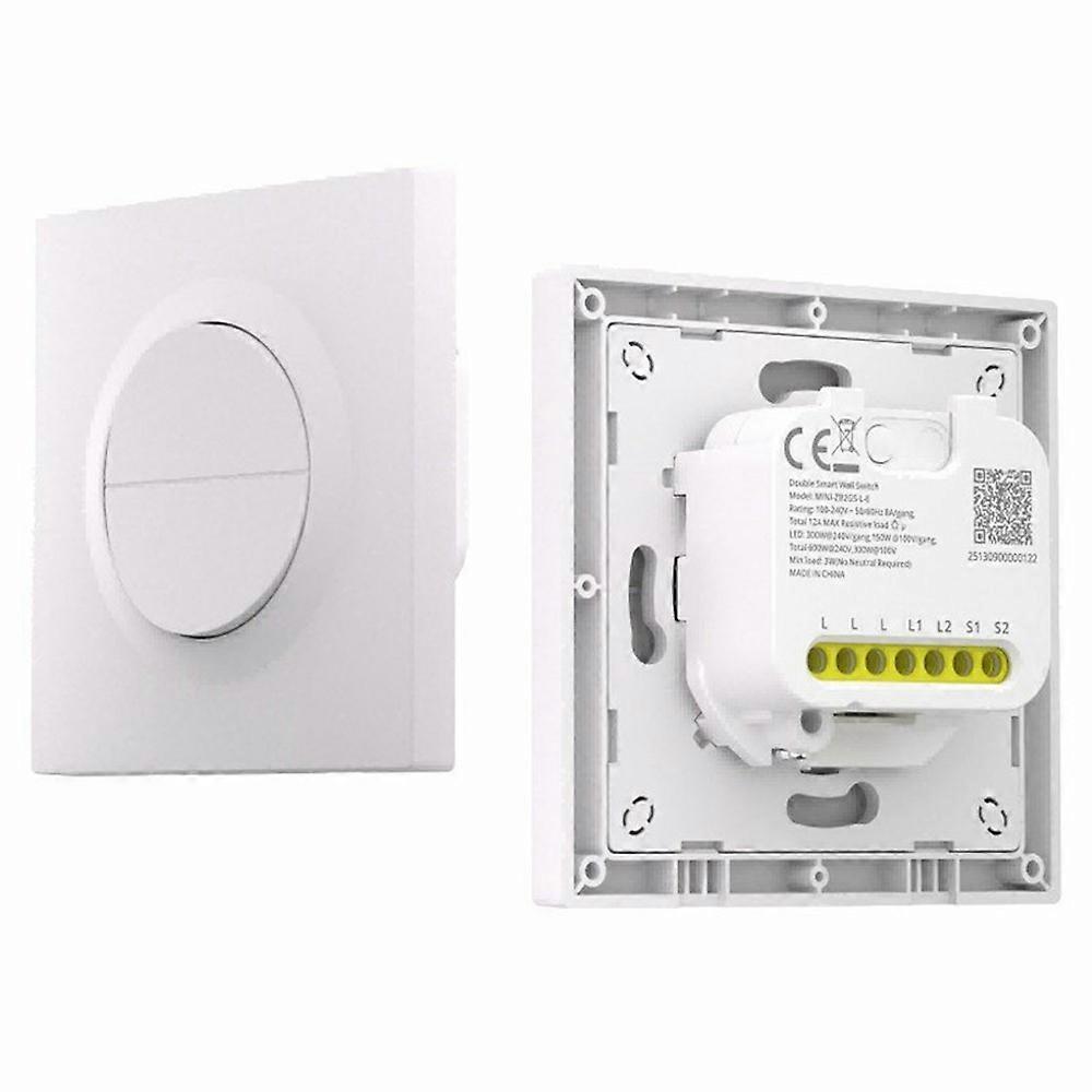 SONOFF Orb-ZBW2L MINI-ZB2GS-L-E Zigbee Dual Channel Smart Wall Switch No Neutral Required