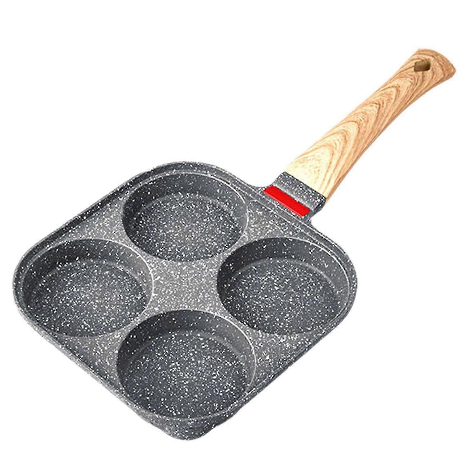 Non-stick Egg Frying Pan Multipurpose Flat Bottom Pan Kitchen Cooking Tool