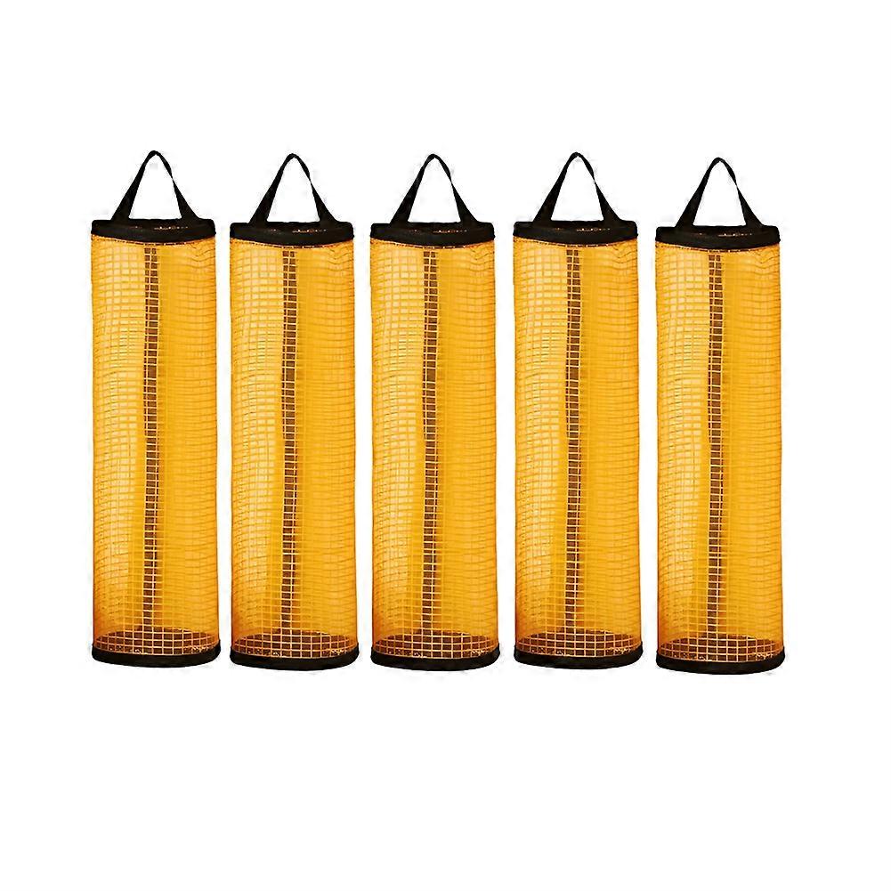 WallMounted Garbage Bag Kitchen Hanging Visual Storage Magic NoPunch PullOut Plastic Bag Storage