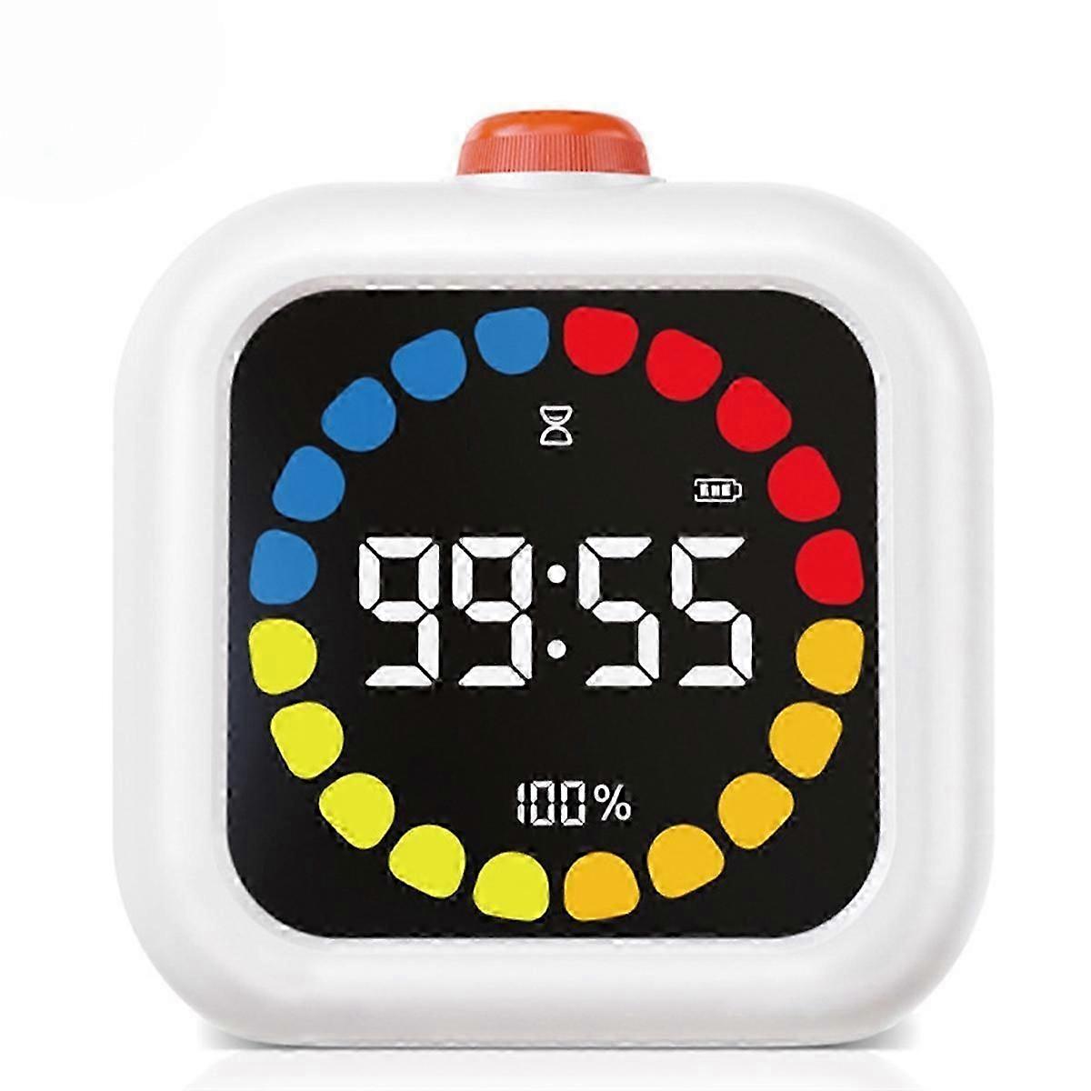 Productivity Cube Timer Flipping LED Display 4 Preset Time Dual Modes Countdown Cooking Study Mini Timer