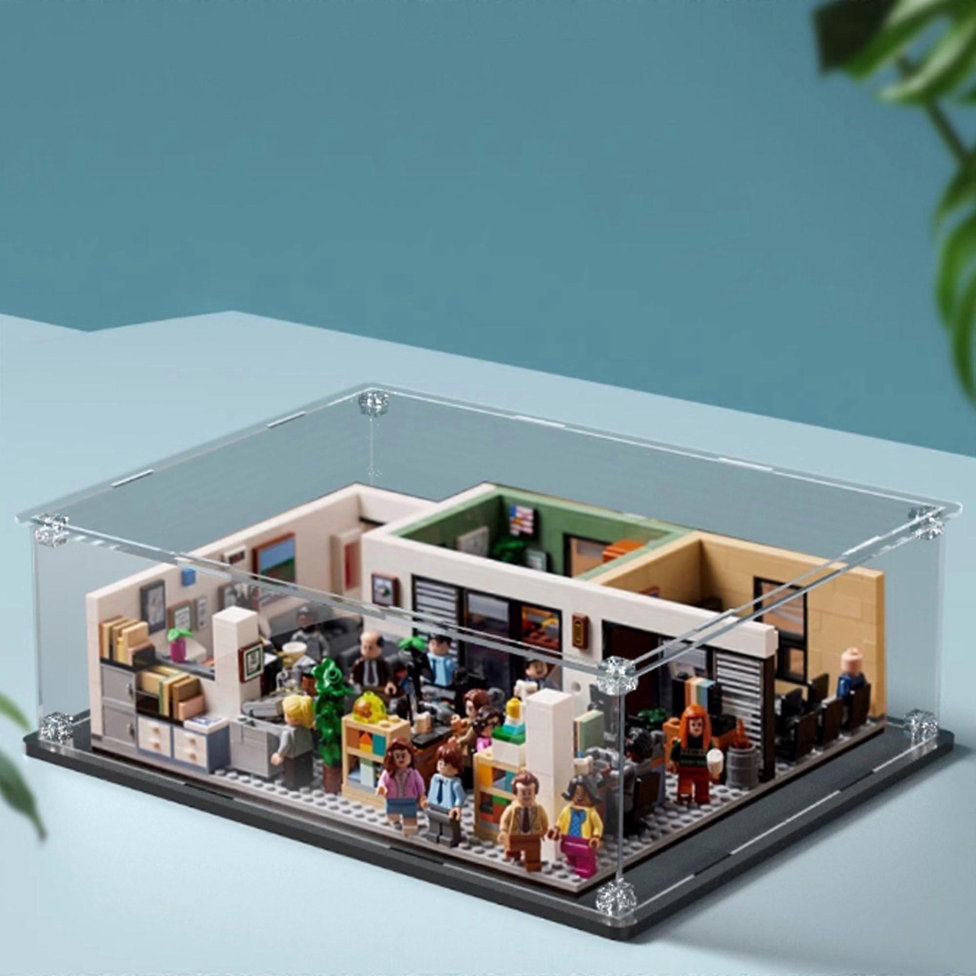 Acrylic Display Case for  21336, Dustproof UVResistant Clear Showcase with Mirror Back