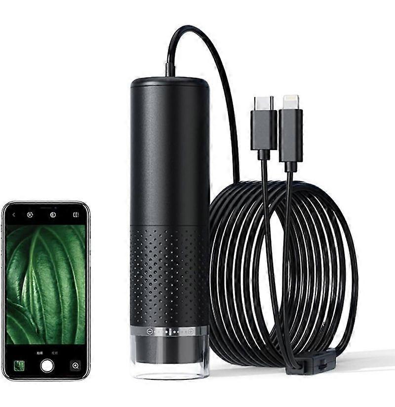 USB Mobile Phone Microscope (1920 x 1440P), USB Microscope Handheld Microscope 1600X Digital Microscope Self-Supporting