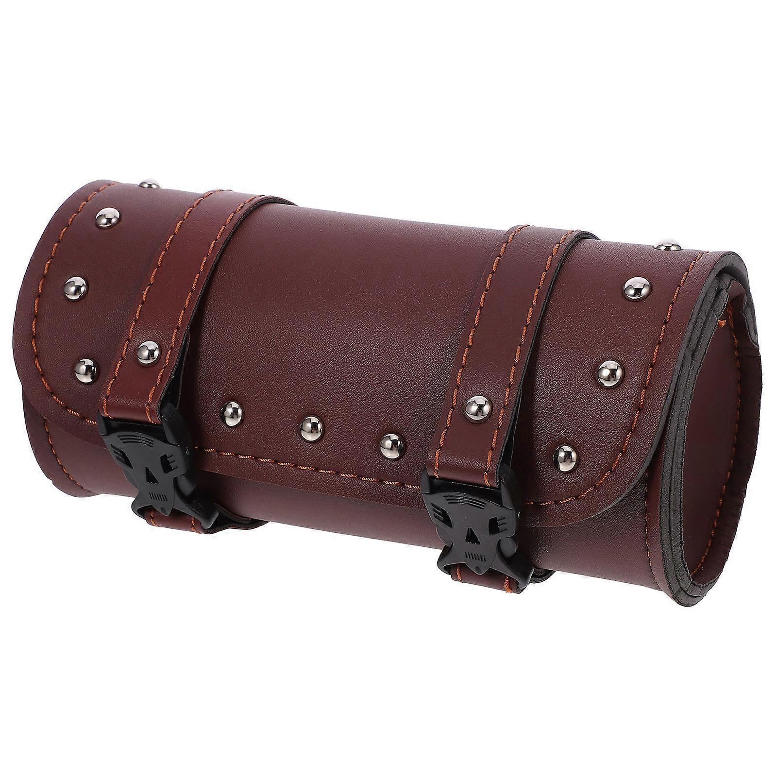 Motorcycle Tool Bag PU Organizer for Motorcycle Saddlebag