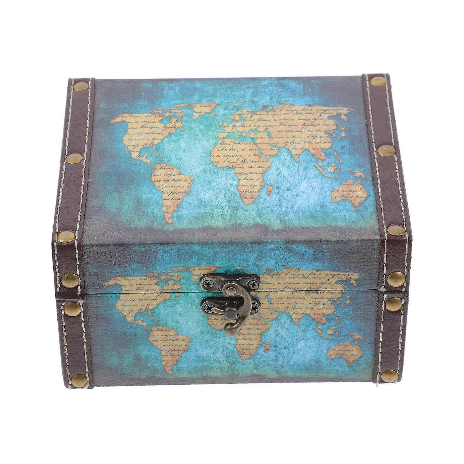 Retro Style Storage Box for Storage Vintage Decorative Treasure Box