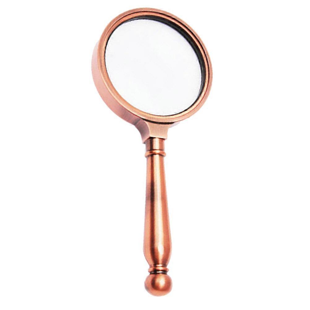 4Pcs Handle Design Magnifier for Reading Retro Handheld Magnifying Glass