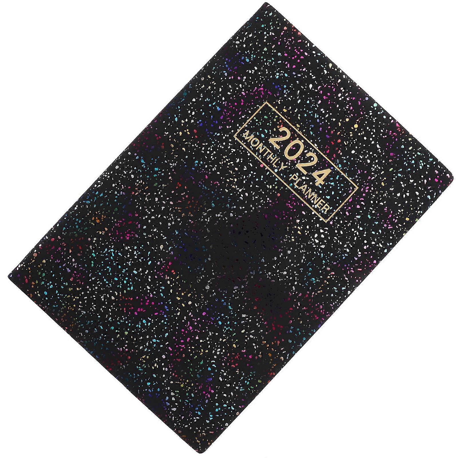 Multi-Function Academic Planner Book Rectangular Shape Imitation Material Schedule Recording Students 1Pack