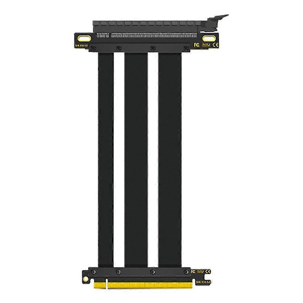 Pcie 5.0 16x Shielded Extreme High Speed Riser Cable For Gpu Extension Card