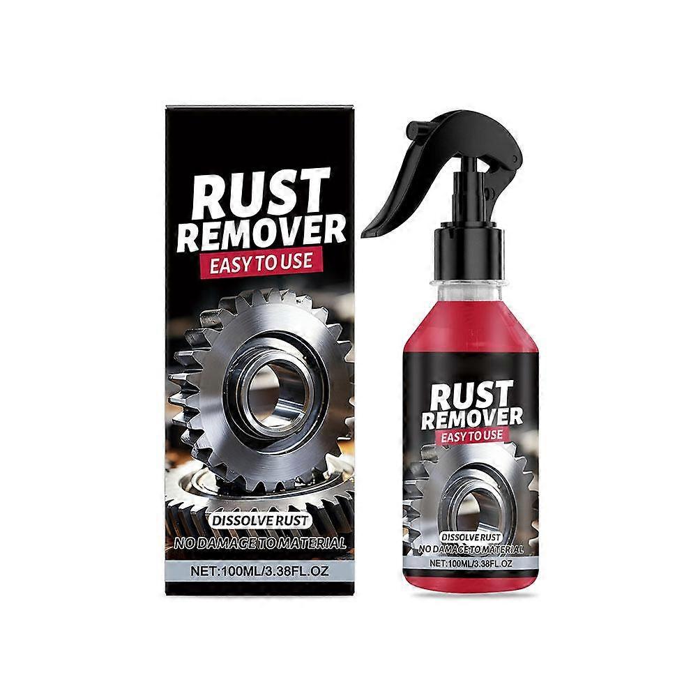 100mL Rust Remover Spray Fast-Acting Multi-Surface Cleaner Removes Rust