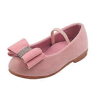 Toddler Dress Shoes Flower Girl Shoes for Weeding Baby Cute Mary Jane Shoes Ballet Flats for Walking,Casual Shoes Pink 4.5-5 Years