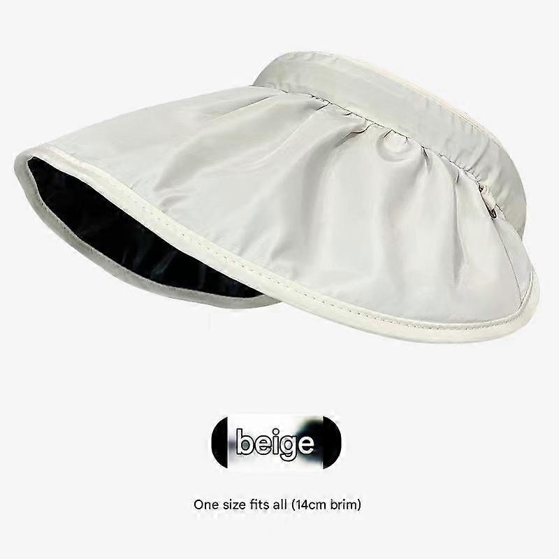 Shell Cap Summer Sun Hat, Adjustable Bandless, Sun Protection