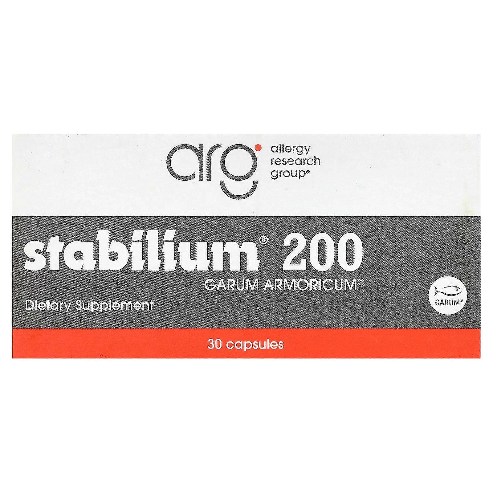 Nutricology, Stabilium 200, 30 Capsules