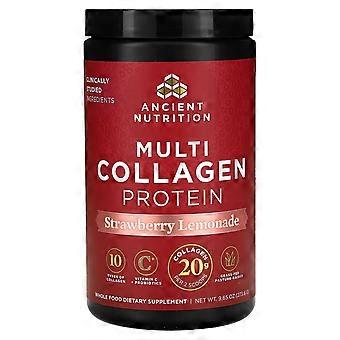 Dr. Axe / Ancient Nutrition, Multi Collagen Protein, Strawberry Lemonade, 9.65 oz ( 273.6 g)