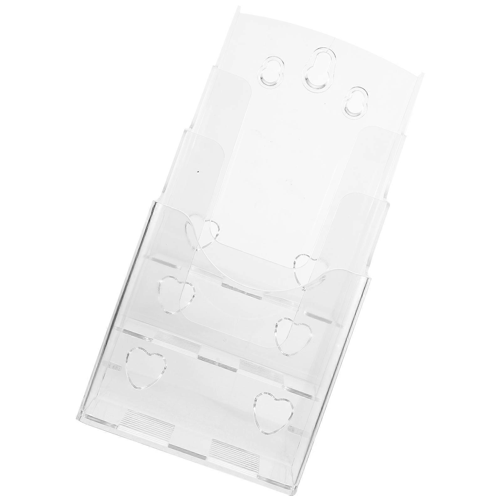 File Rack Wall Mount Brochure Rack Pamphlet Holder Tabletop Document Stand