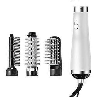 900-W-Heißluftföhn-Set mit Bürste, 2-in-1-Funktion zum Trocknen und Stylen der Haare, negative Ionen, Keramikzylinder, abnehmbarer EU-Aufsatz