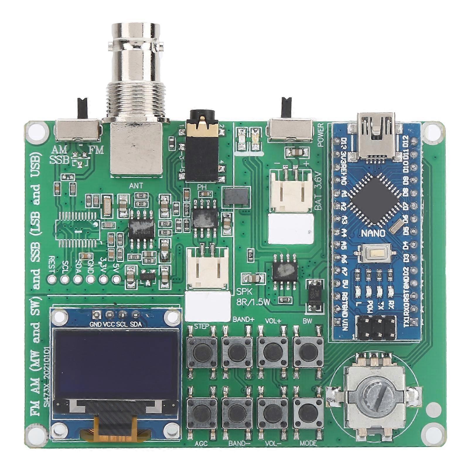 Radio Module USB 3.5mm 3.6V with BNC Antenna Interface Support Multiple Wide Filters