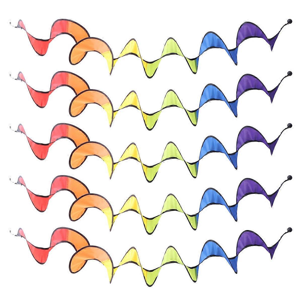 Multi Rainbow Wind Hanging for Tent Decoration 5Pcs